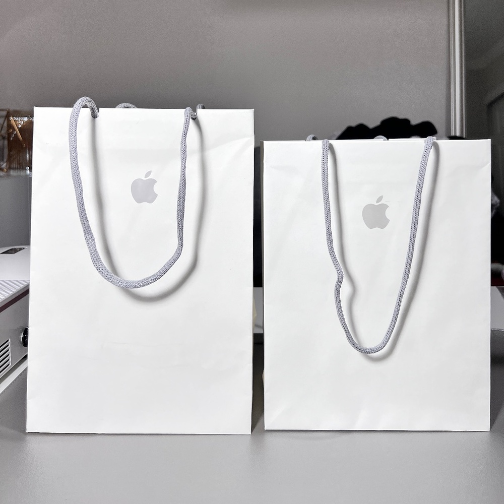 [All for$6-20 ]Apple paper gift shopping bag